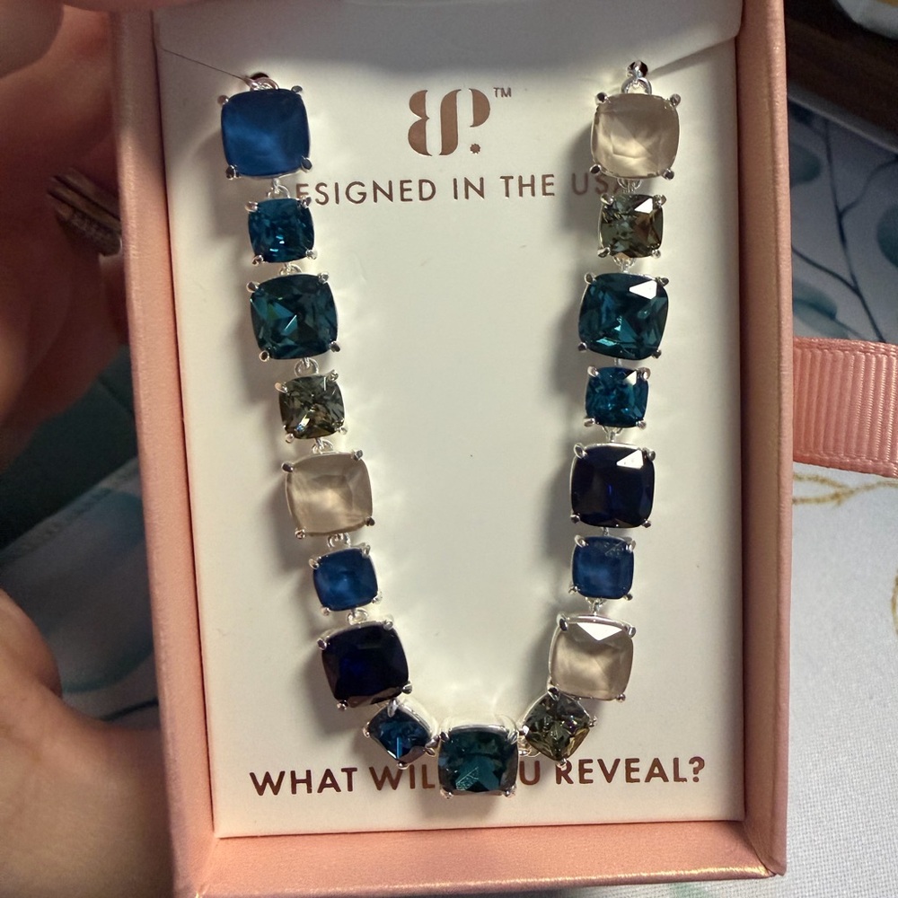 Jewel Candy SET - Blueberry Truffle Necklace & Bracelet Set